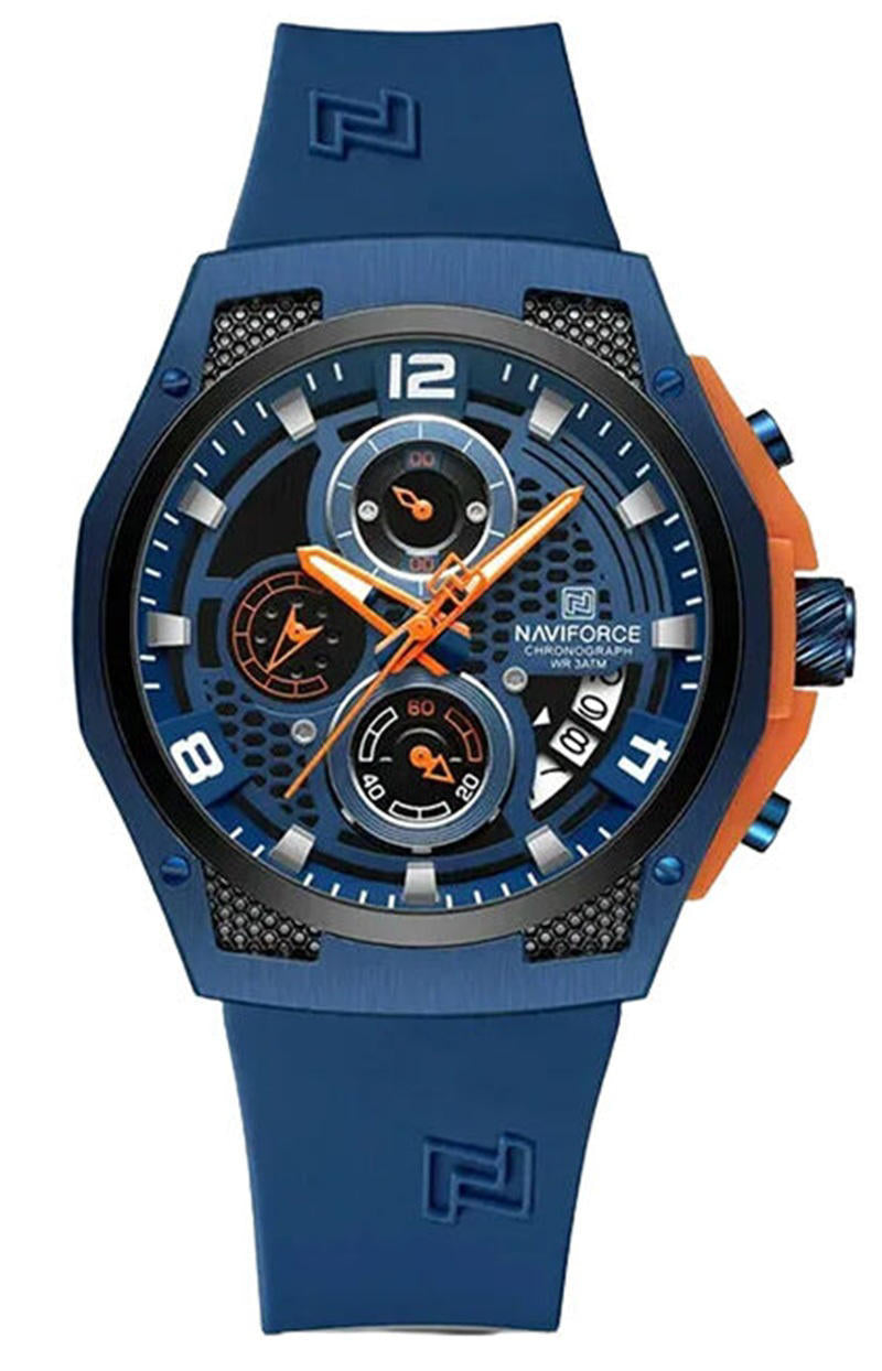 Naviforce 8051 - Blue Dial Chronograph