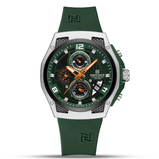 Naviforce 8051 - Green Dial Chronograph