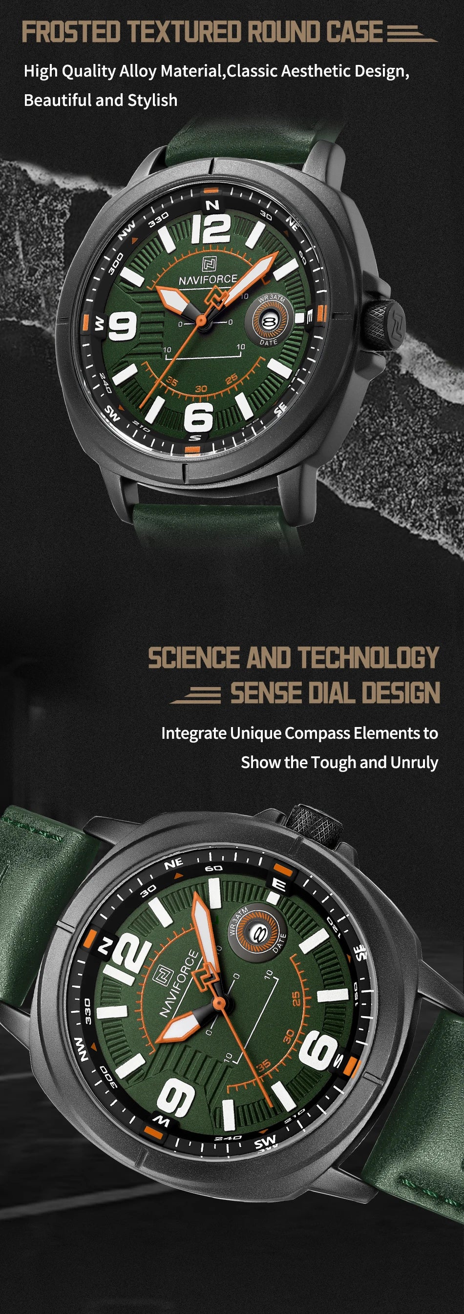 Naviforce 8078 - Green