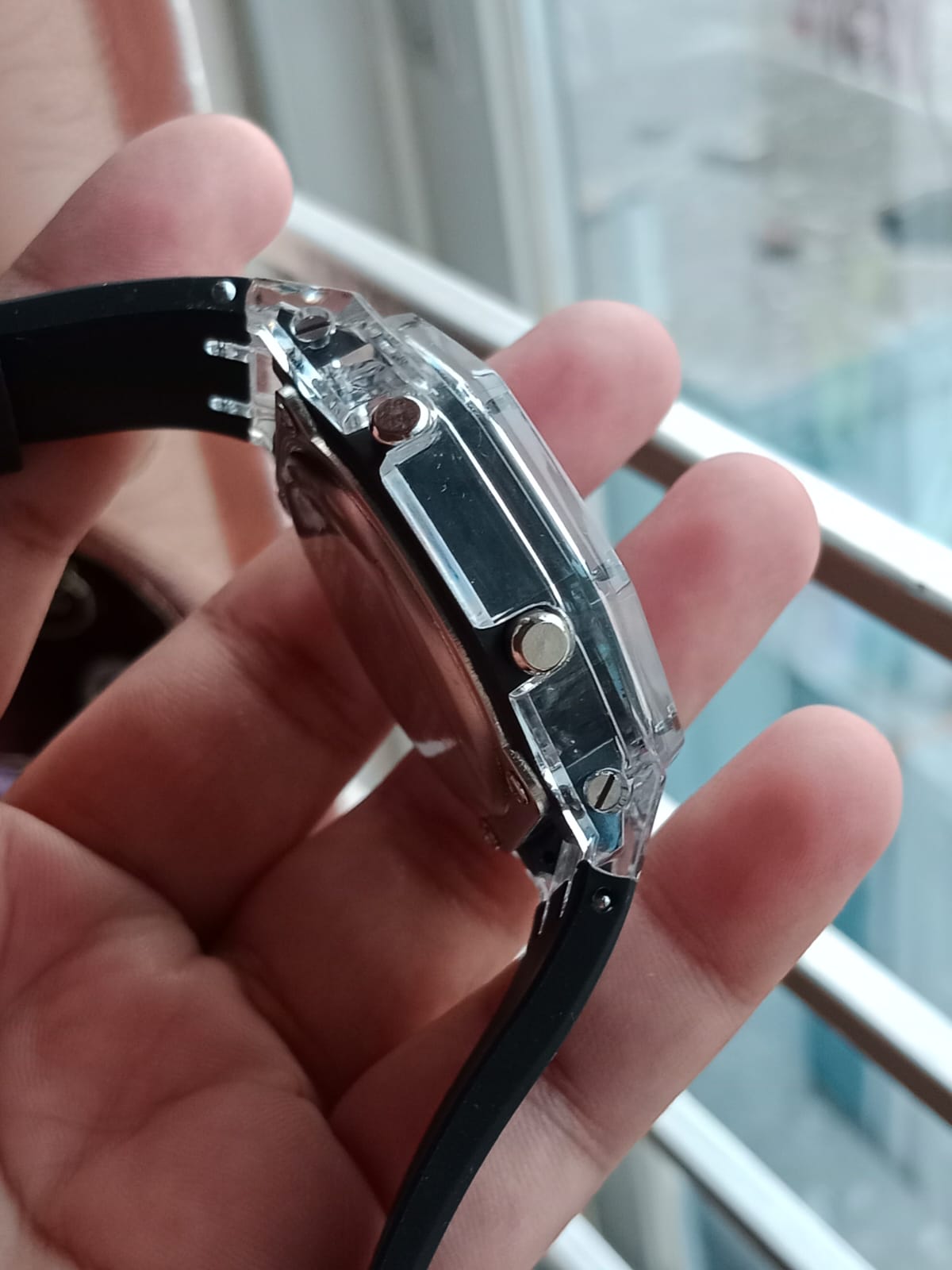 Casio G-Shock Transparent Semi AAA Grade - Black Strap