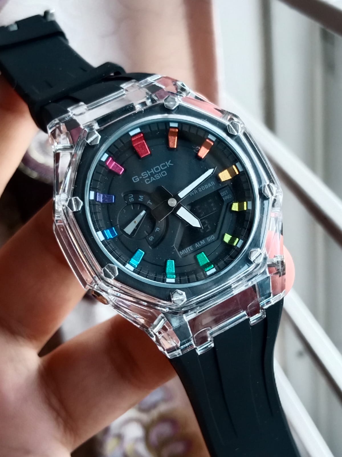 Casio G-Shock Transparent Semi AAA Grade - Black Strap