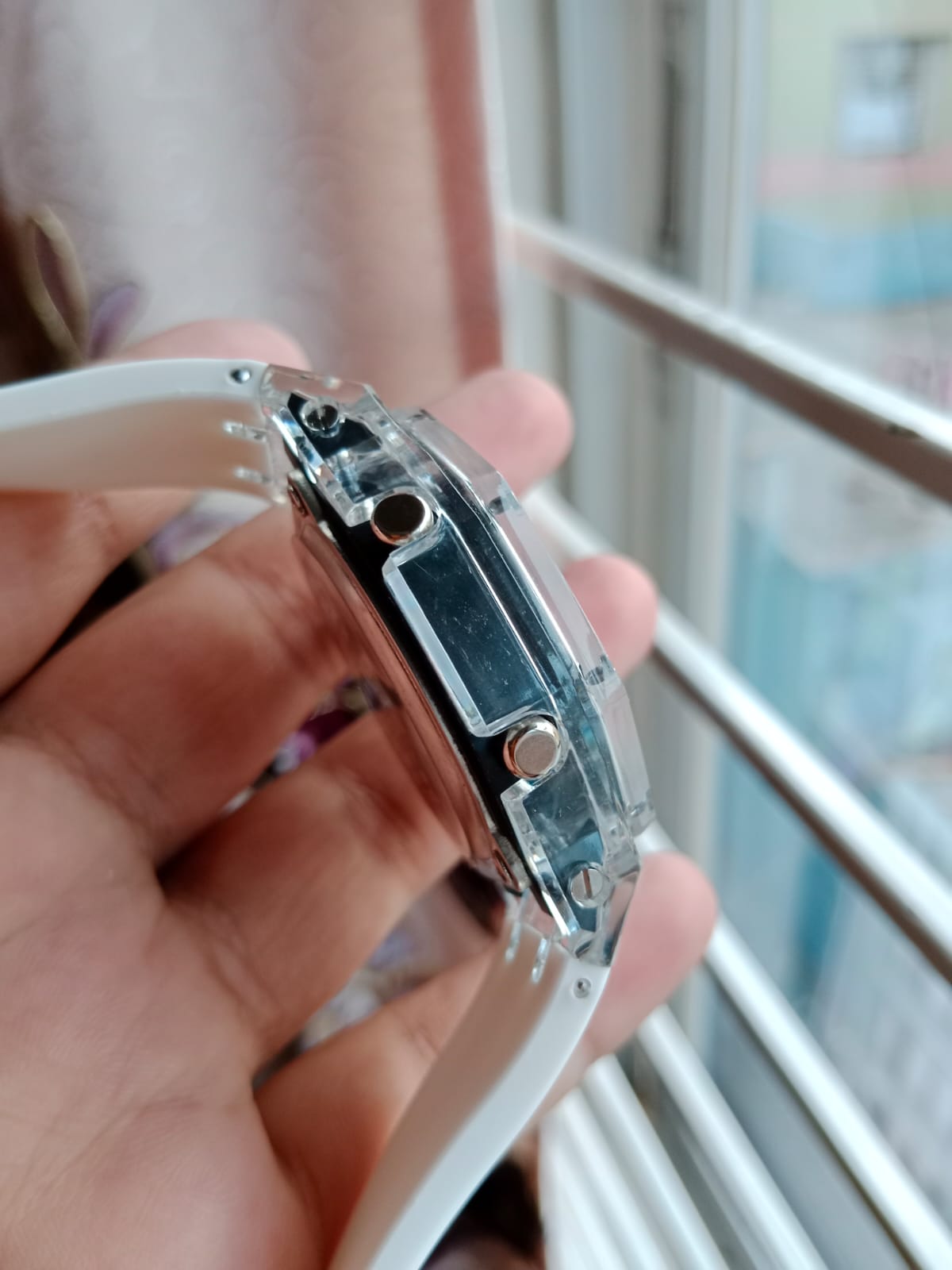 Casio G-Shock Transparent Semi AAA Grade - White Strap