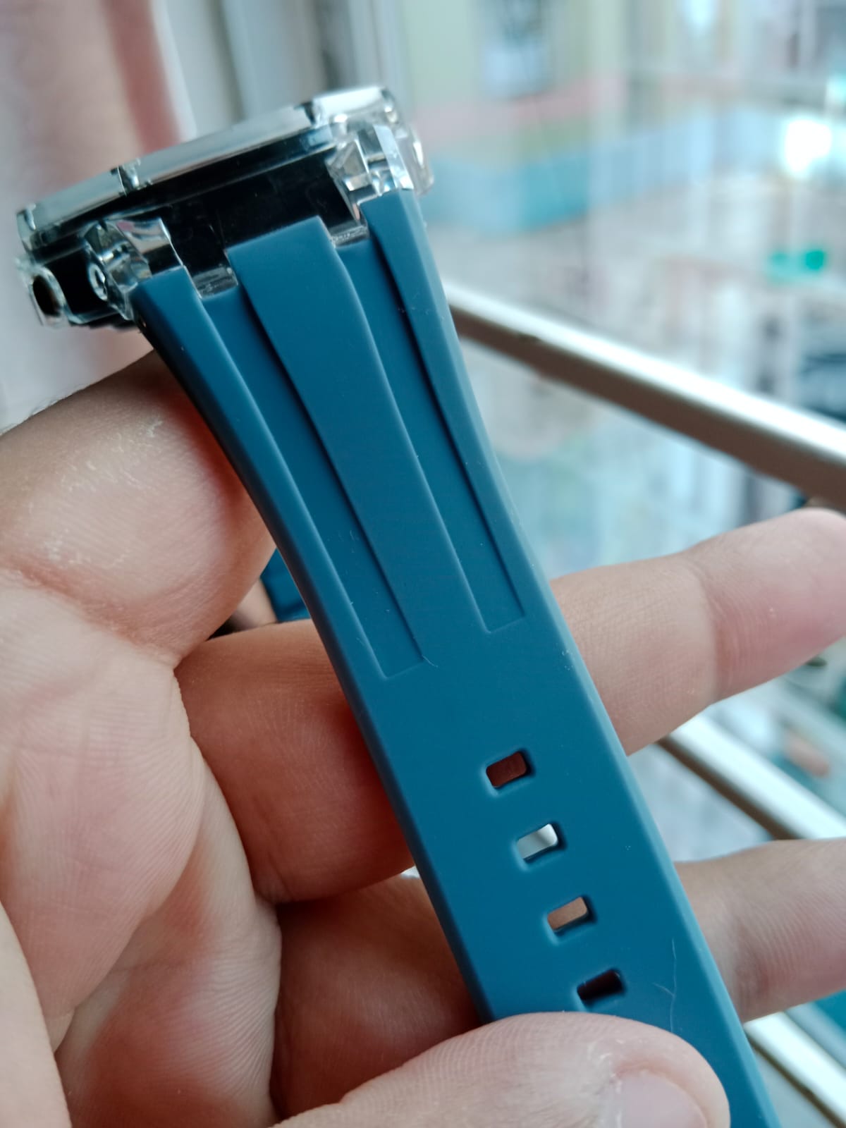 Casio G-Shock Transparent Semi AAA Grade - Blue Strap