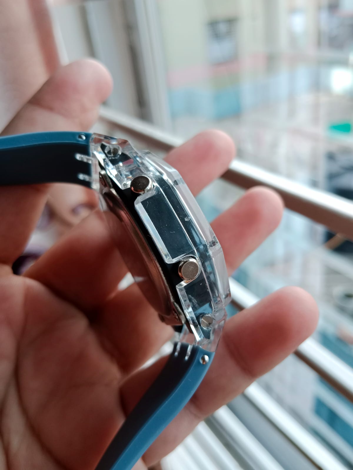 Casio G-Shock Transparent Semi AAA Grade - Blue Strap