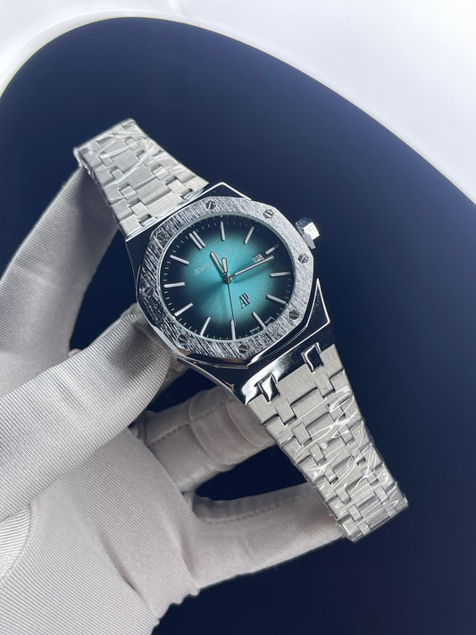 Audemars Piguet Royal Oak Simple Dial AA GRADE - Light Blue Dial