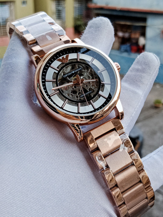 Emporio Armani AA Grade Automatic Movement - Rose Gold Limited Edition