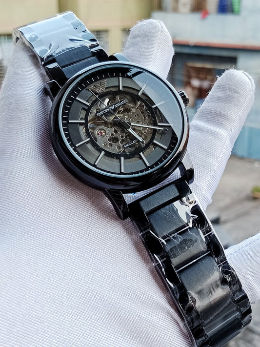 Emporio Armani AA Grade Automatic Movement - Black