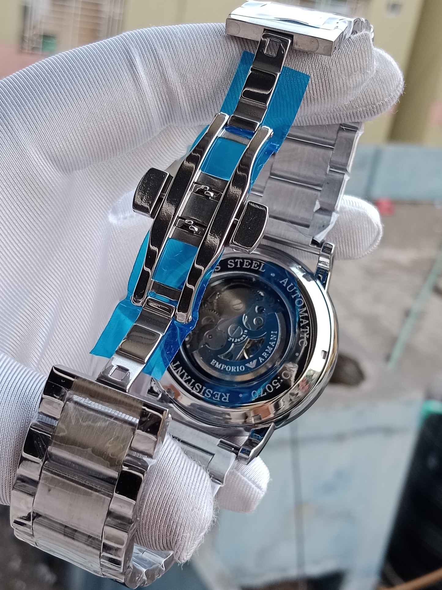 Emporio Armani AA Grade Automatic Movement - Silver