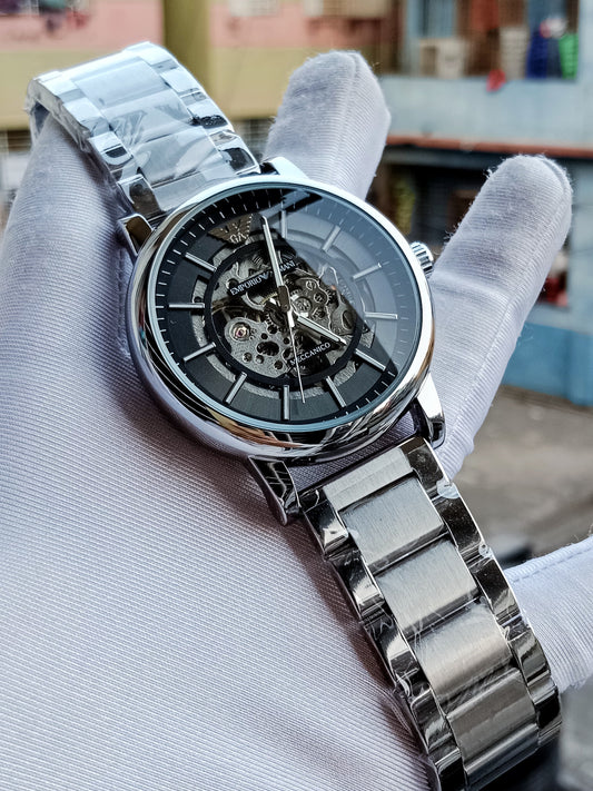 Emporio Armani AA Grade Automatic Movement - Silver