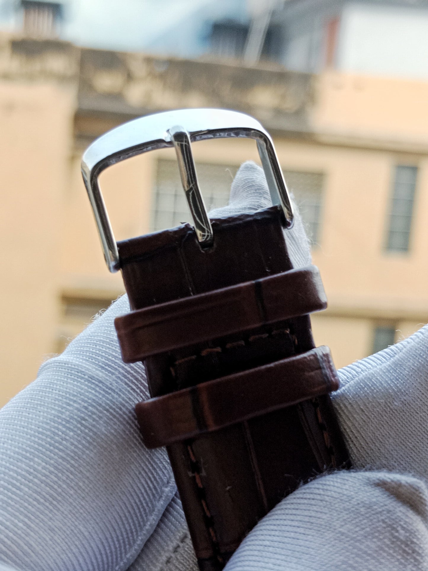 Emporio Armani AA Grade Automatic Movement - Brown Belt PU Leather