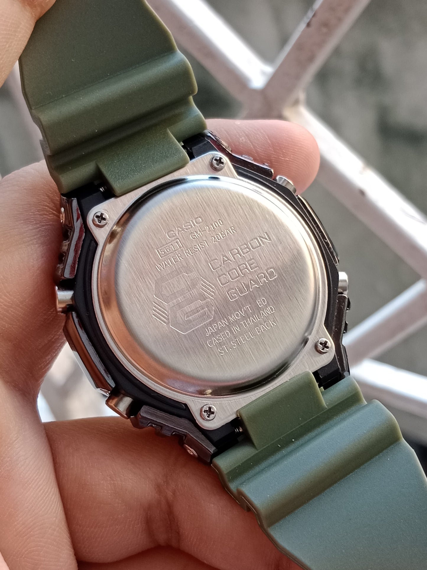 Casio G-Shock Metal Semi AAA Grade - Green Dial Green Strap