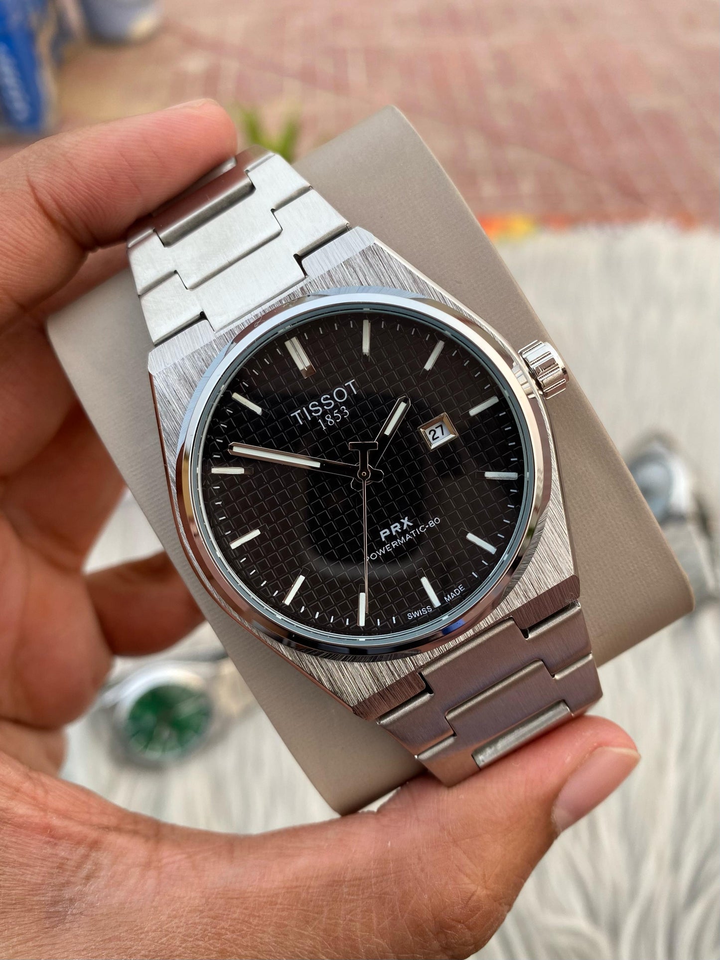 Tissot PRX Powermatic Quartz Movement AA Grade - Black Dial