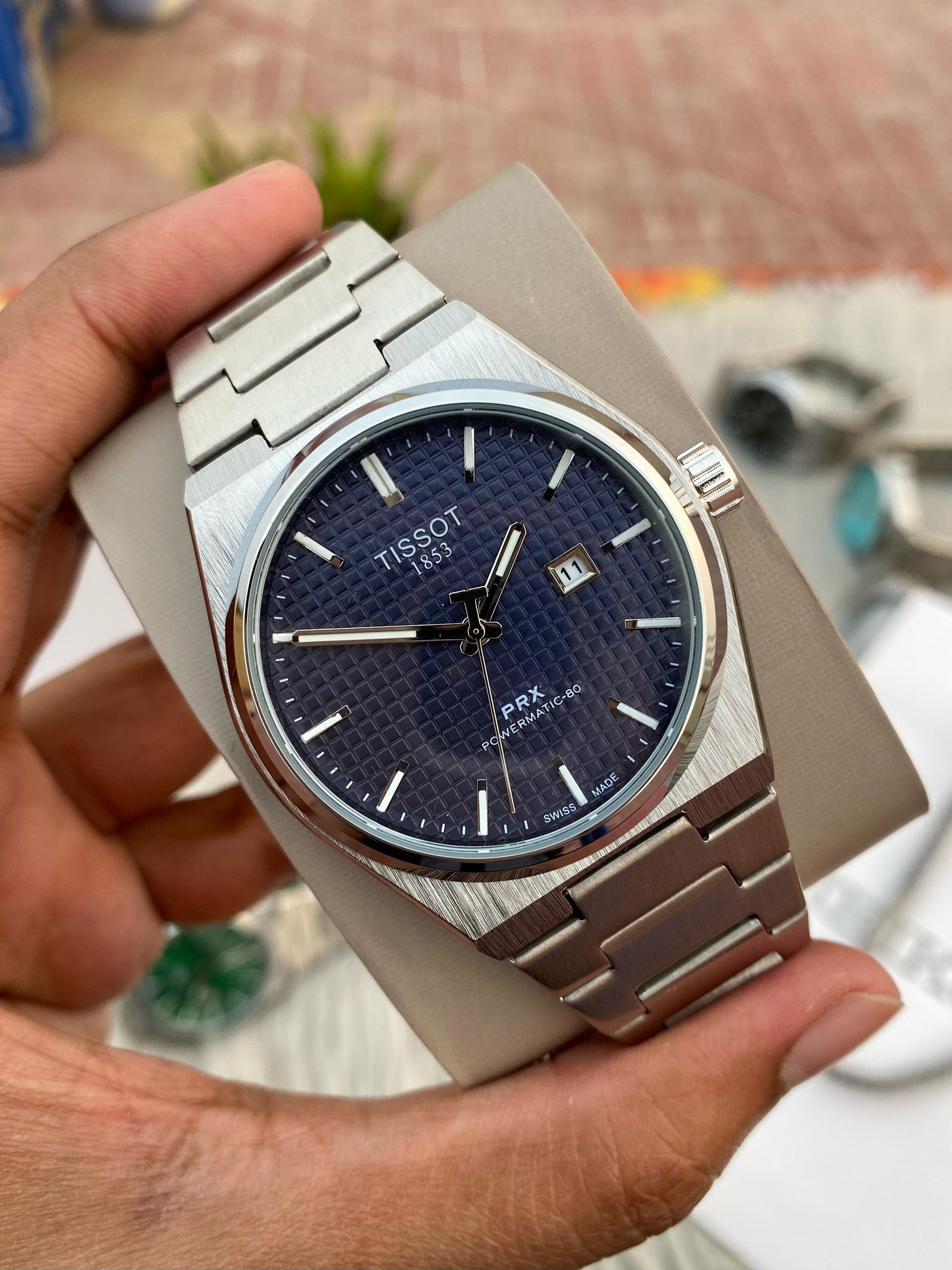 Tissot PRX Powermatic Quartz Movement AA Grade - Blue Dial