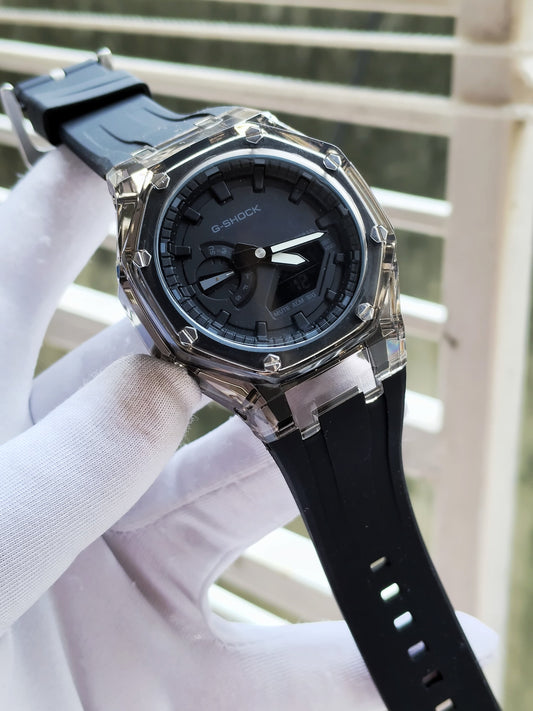 Casio G-Shock Transparent Semi AAA Grade - Full Black