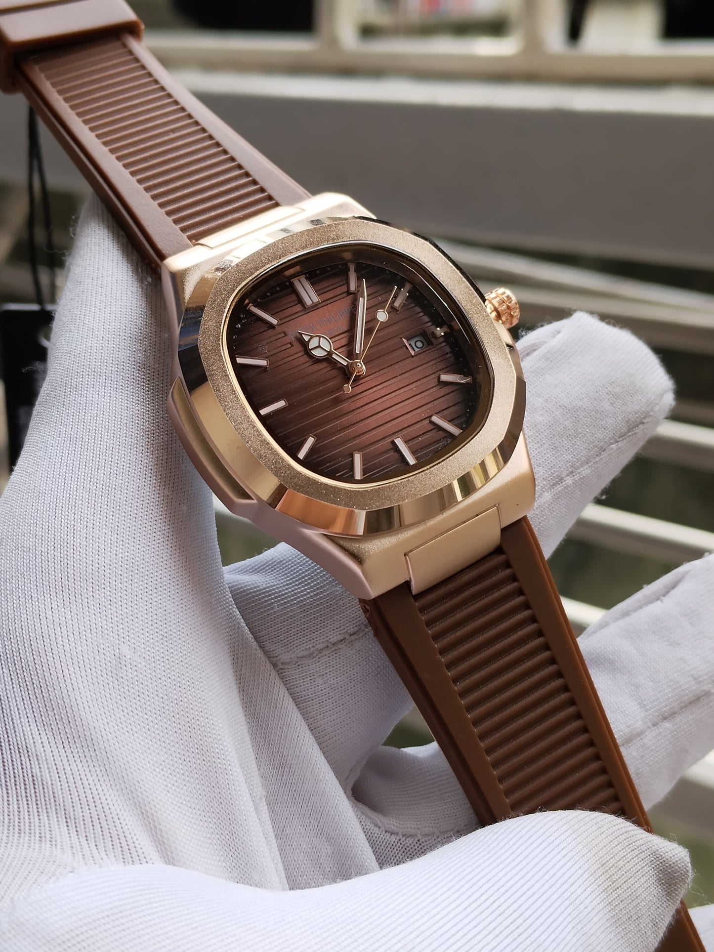 Patek Philippe Nautilus AA Grade - Maroon Dial