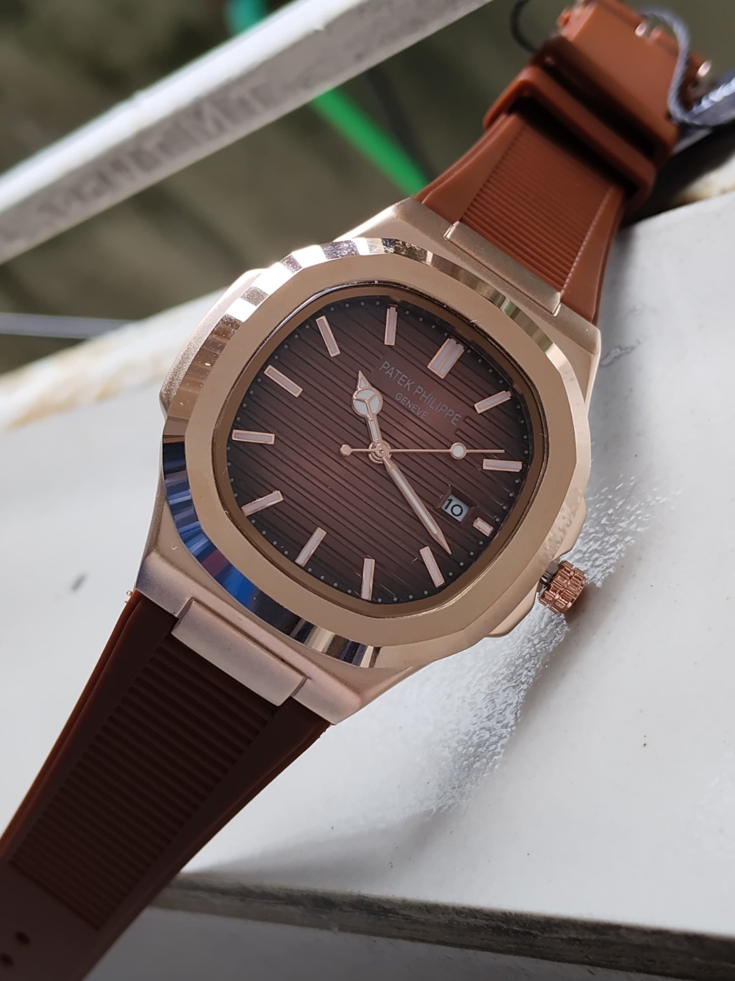 Patek Philippe Nautilus AA Grade - Maroon Dial