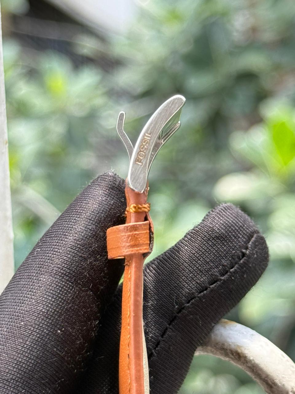 Fossil Automatic Movement AA Grade - Light brown leather belt white dial