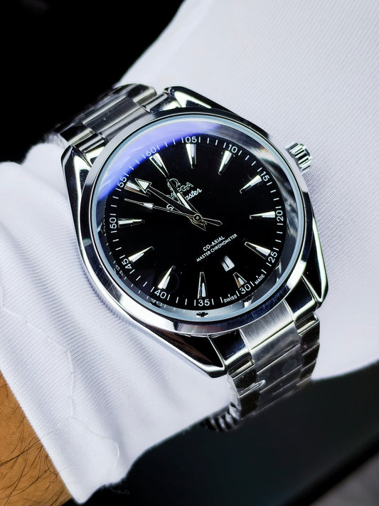Omega Seamaster Aqua Terra 150M Co-Axial Master Chronometer - Black Plain Dial