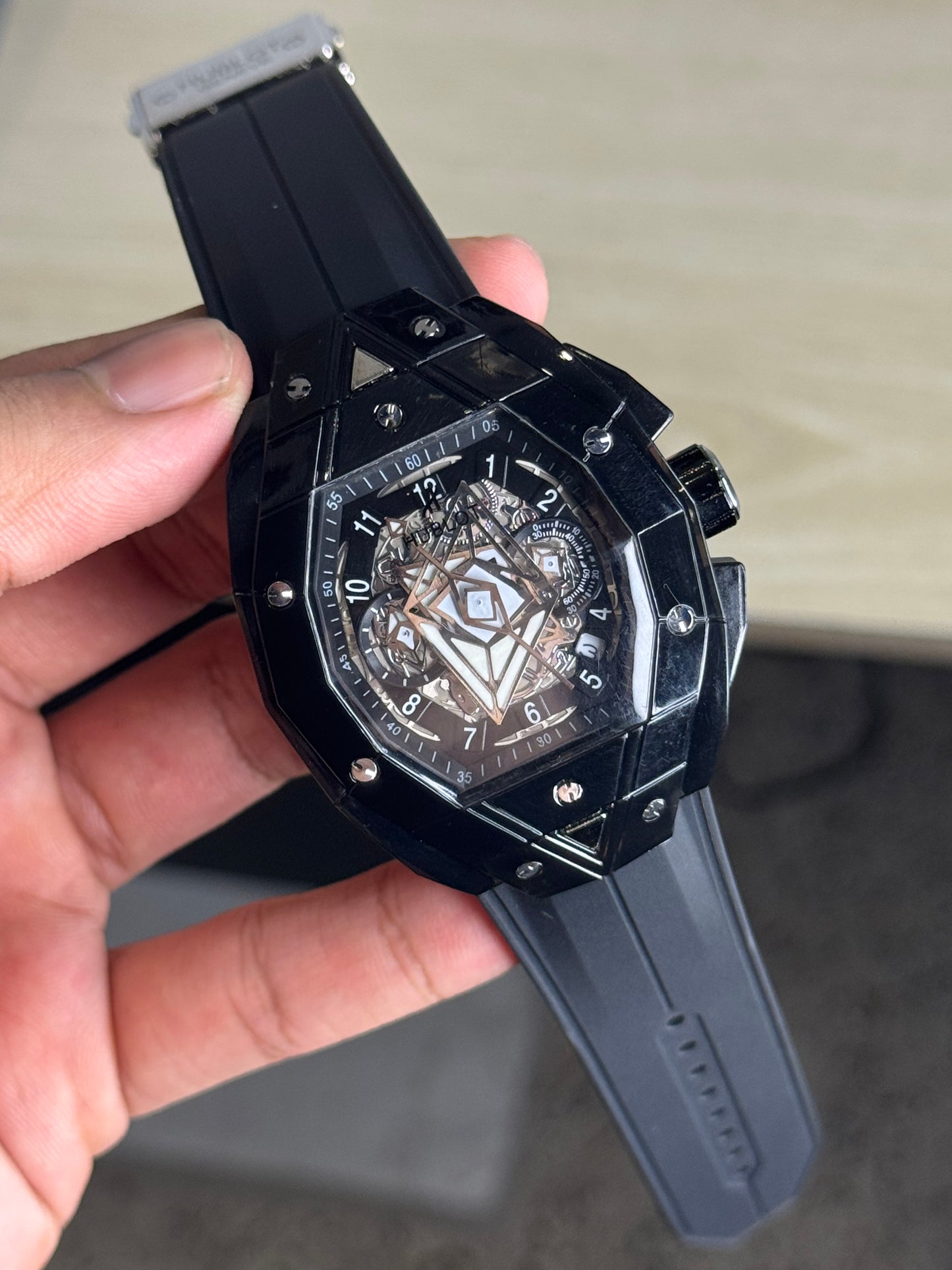 Hublot Sang Bleu Sapphire Full Black Edition