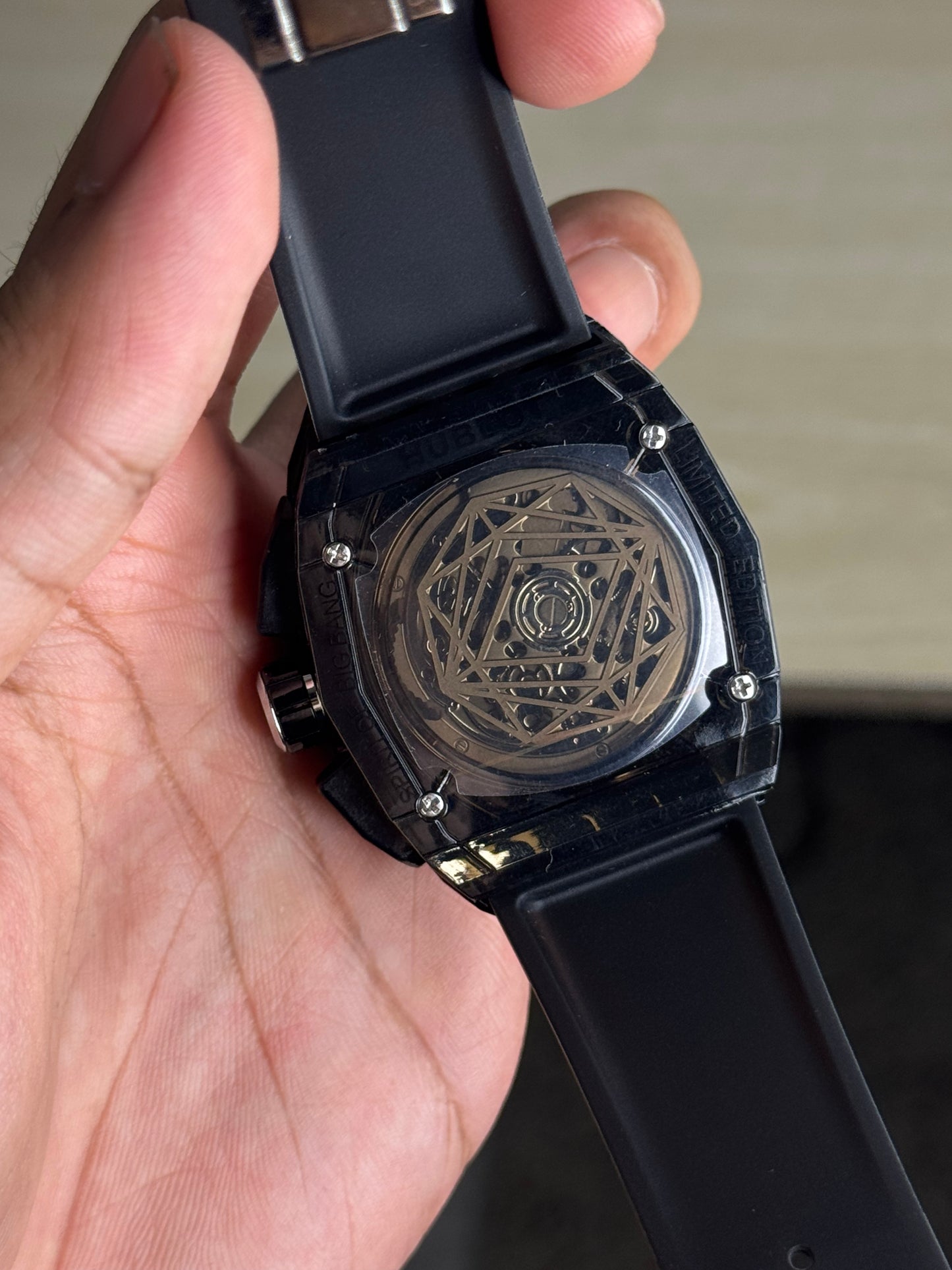 Hublot Sang Bleu Sapphire Full Black Edition