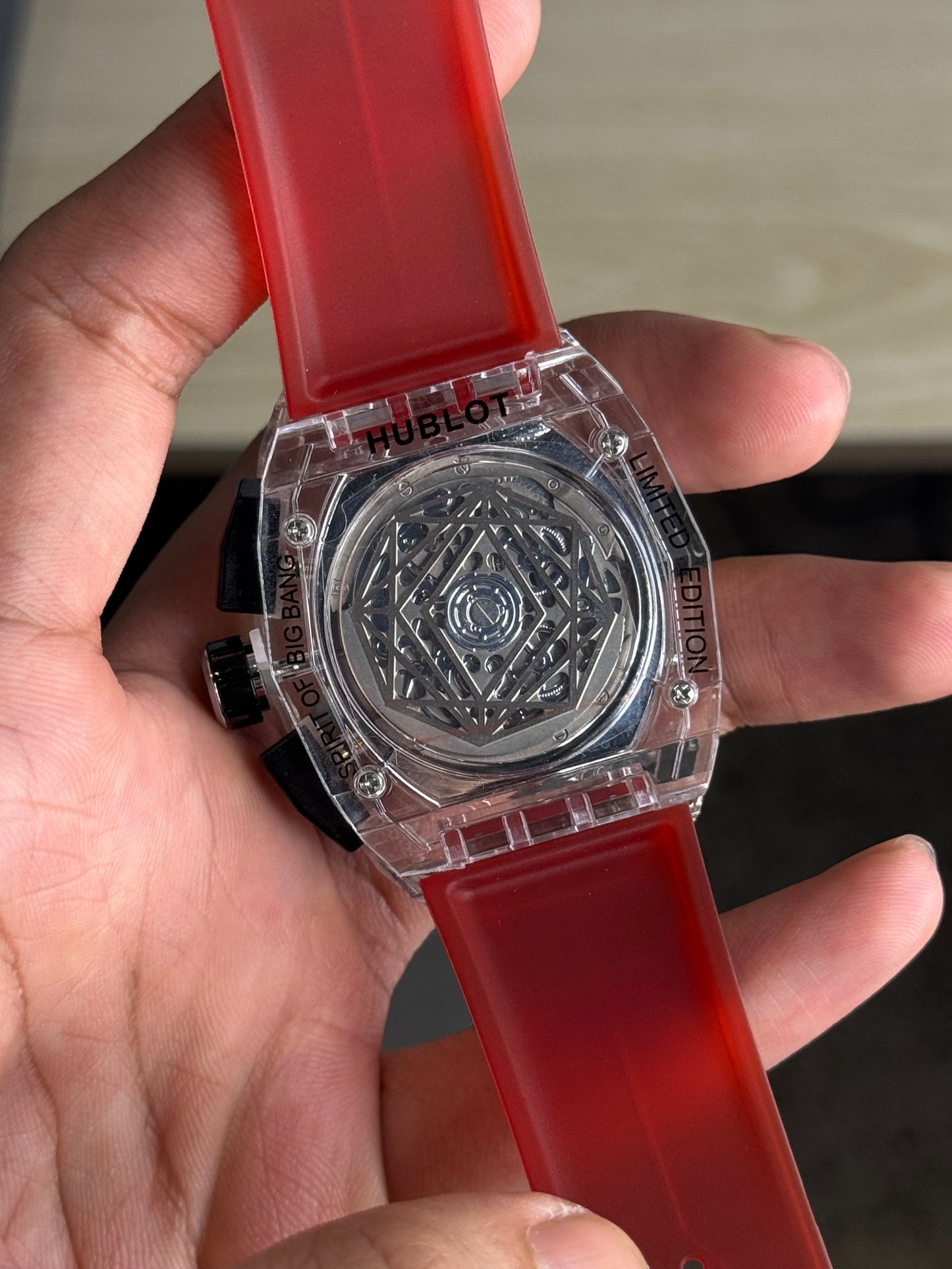 Hublot Sang Bleu Sapphire Red Edition
