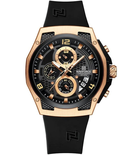 Naviforce 8051 - Rose Gold Dial Chronograph