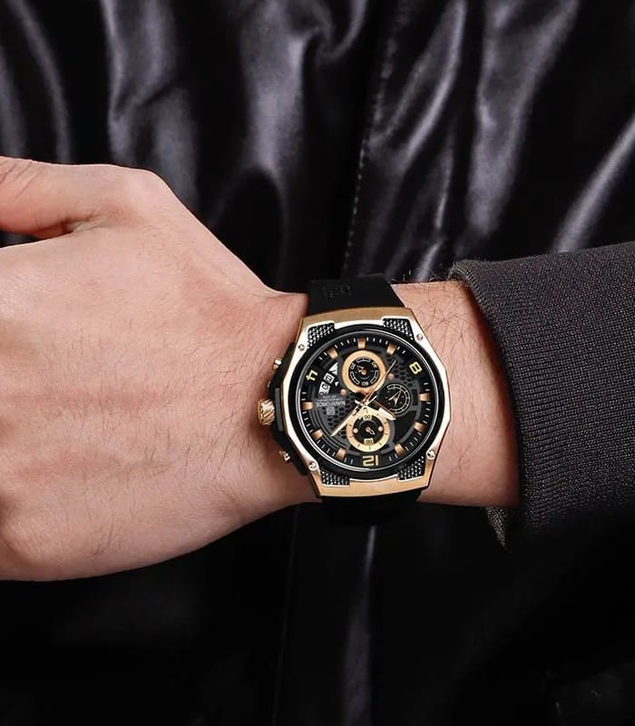 Naviforce 8051 - Rose Gold Dial Chronograph