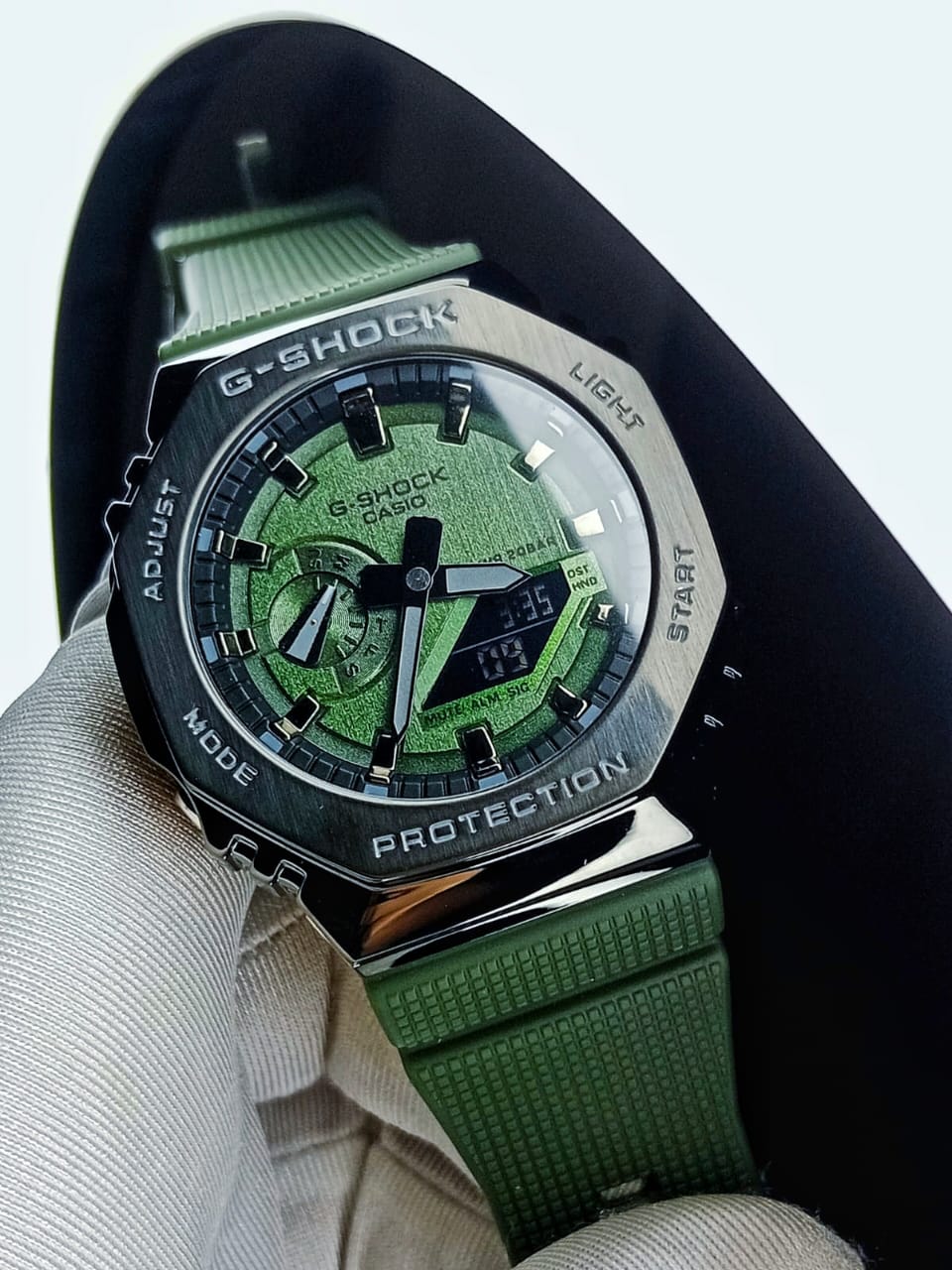 Casio G-Shock Metal Semi AAA Grade - Green Dial Green Strap