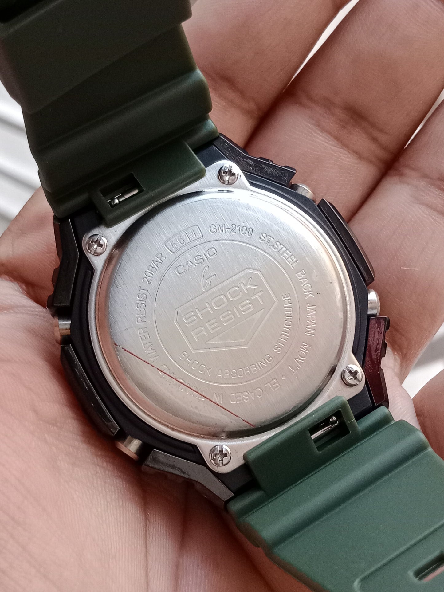 Casio G-Shock Metal Semi AAA Grade - Green Dial Green Strap
