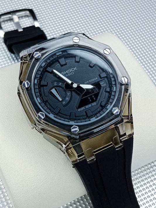 Casio G-Shock Transparent Semi AAA Grade - Full Black