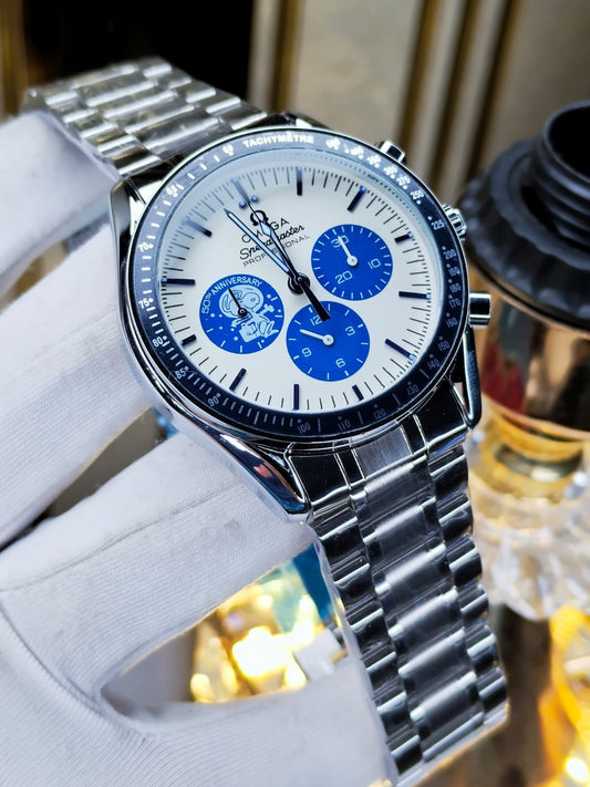 Omega Speedmaster Snoopy 50th Anniversary – White Dial
