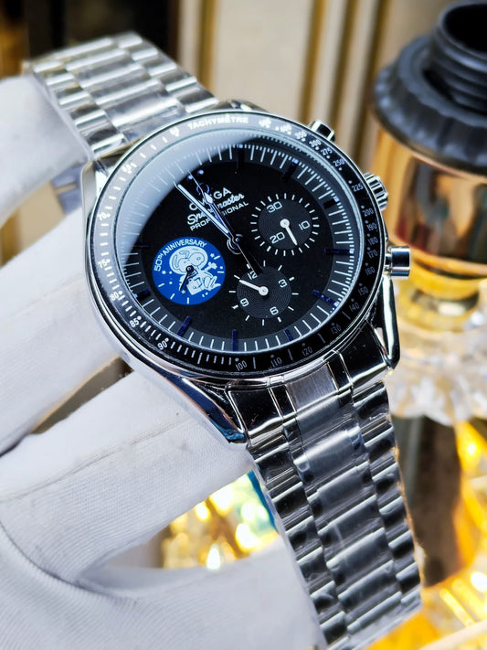 Omega Speedmaster Snoopy 50th Anniversary – Black Dial