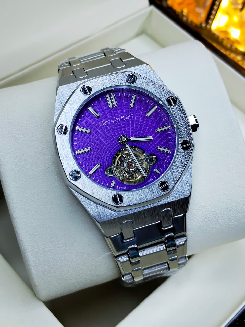 Audemars Piguet Open Heart Automatic Violet Dial