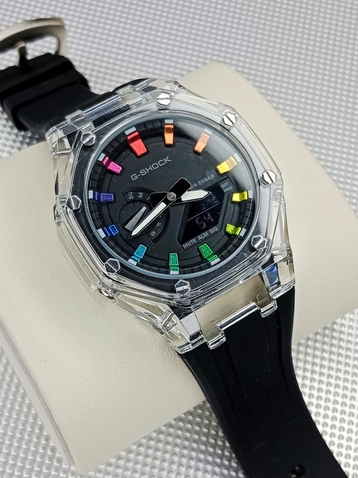 Casio G-Shock Transparent Semi AAA Grade - Black Strap