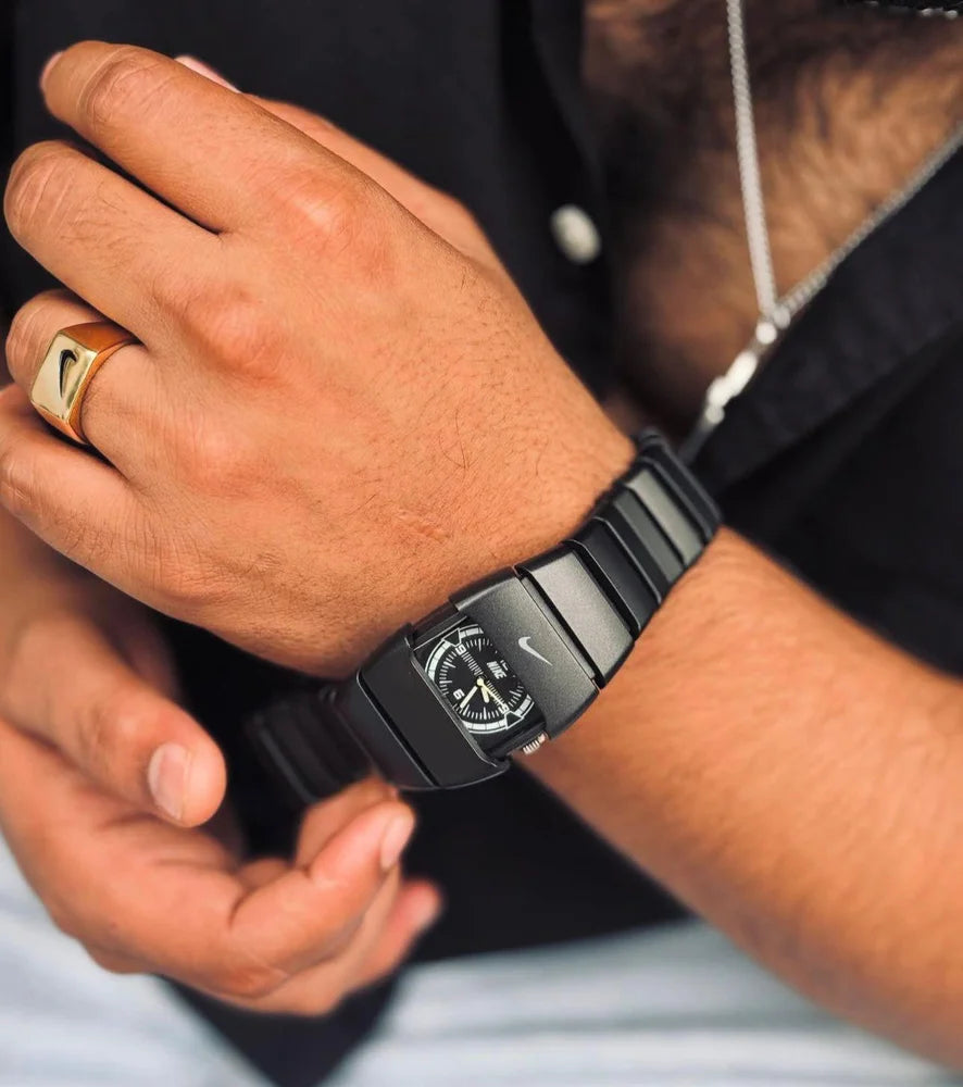 Nike Retro Sleek Aesthetic Watch – Futuristic Bracelet Design | Limited Edition