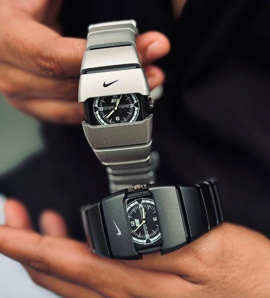Nike Retro Sleek Aesthetic Watch – Futuristic Bracelet Design | Limited Edition