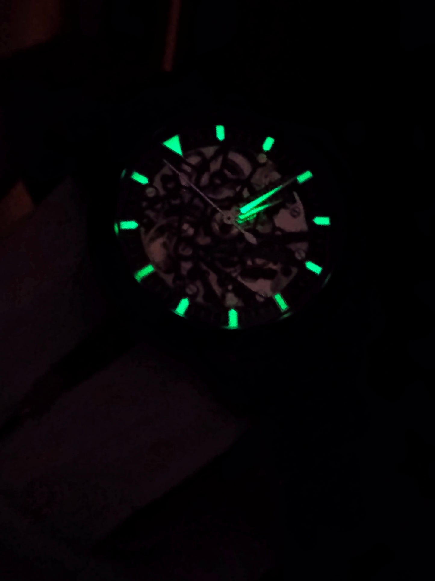 Tissot Automatic Movement Stainless Steel (Skeleton Dial) - All Black
