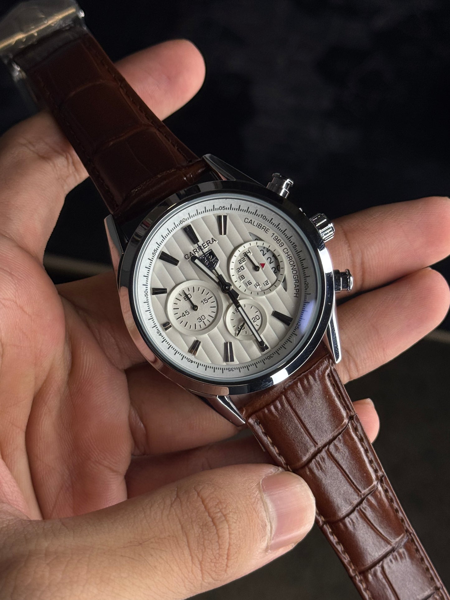 Carrera Heuer Chrono - White Special Edition