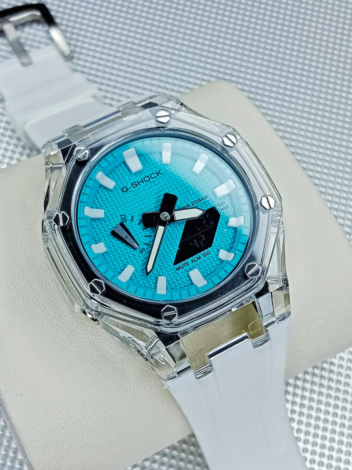 Casio G-Shock Transparent Semi AAA Grade - White Strap
